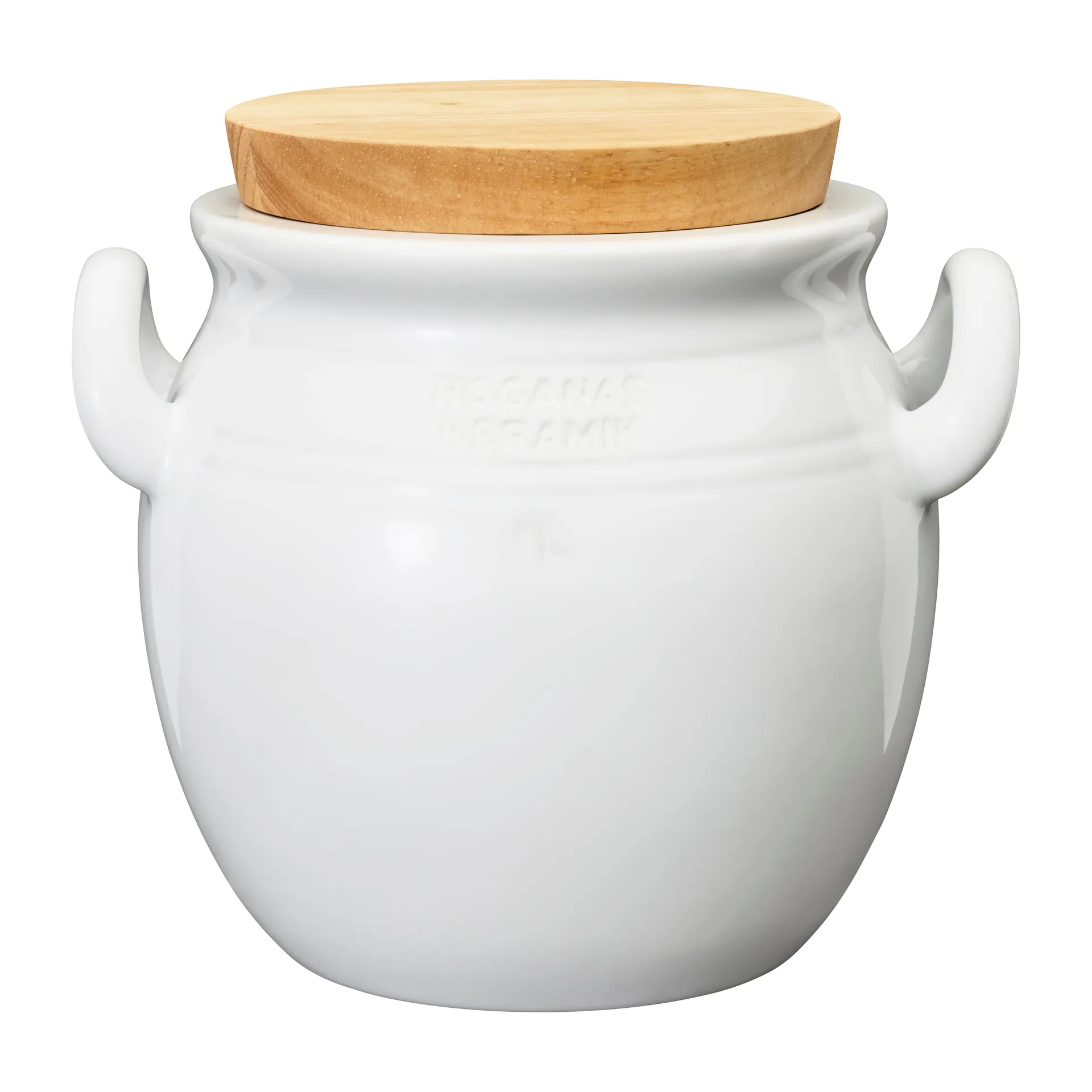 Höganäs Keramik Pot en céramique Höganäs 1 l Blanc