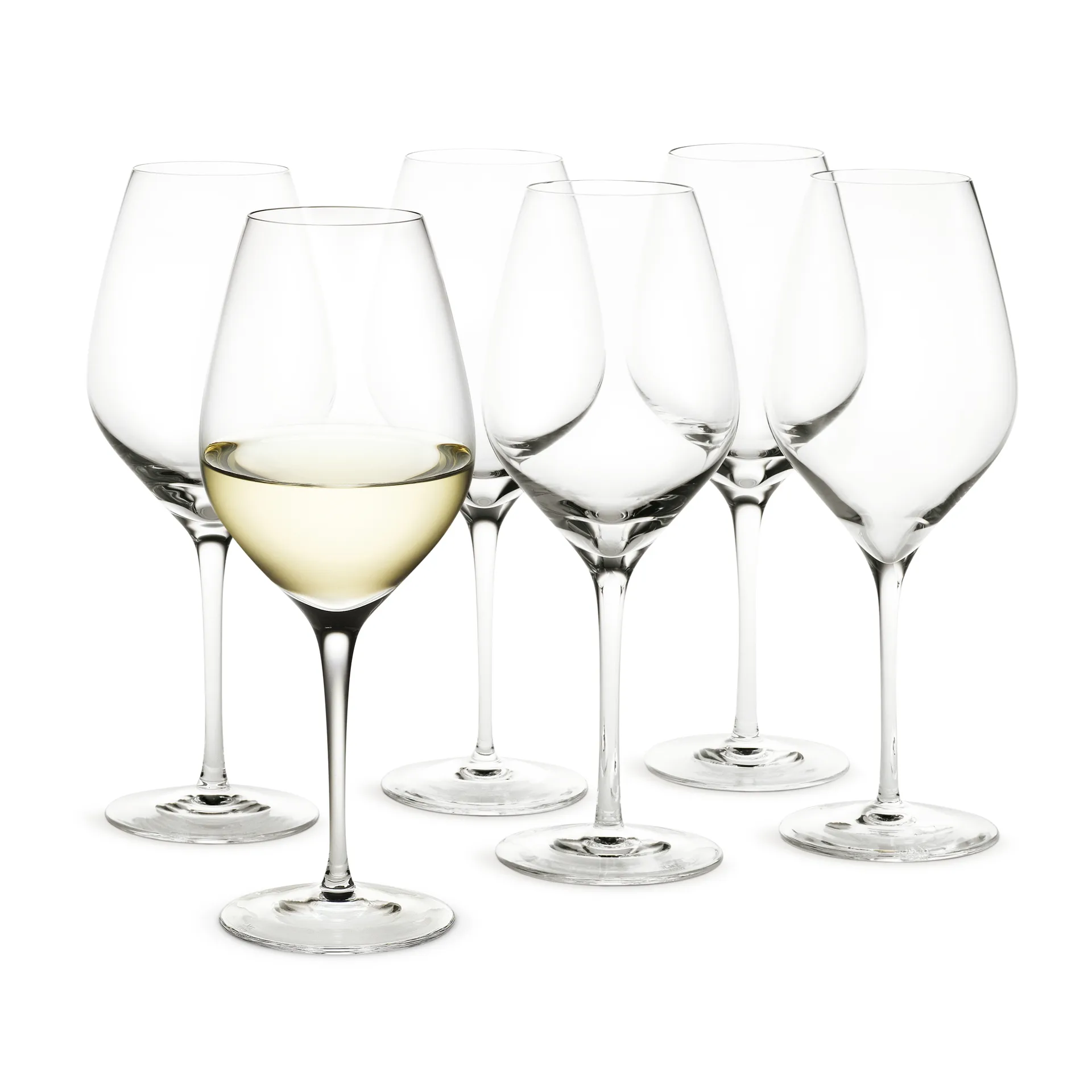 Holmegaard - Cabernet Hvidvinsglas 36 cl klar 6 stk.