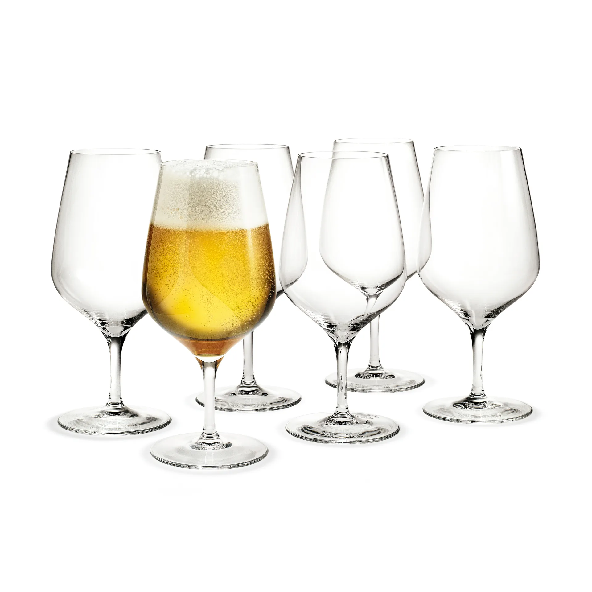 Holmegaard - Cabernet Ølglas 64 cl klar 6 stk.