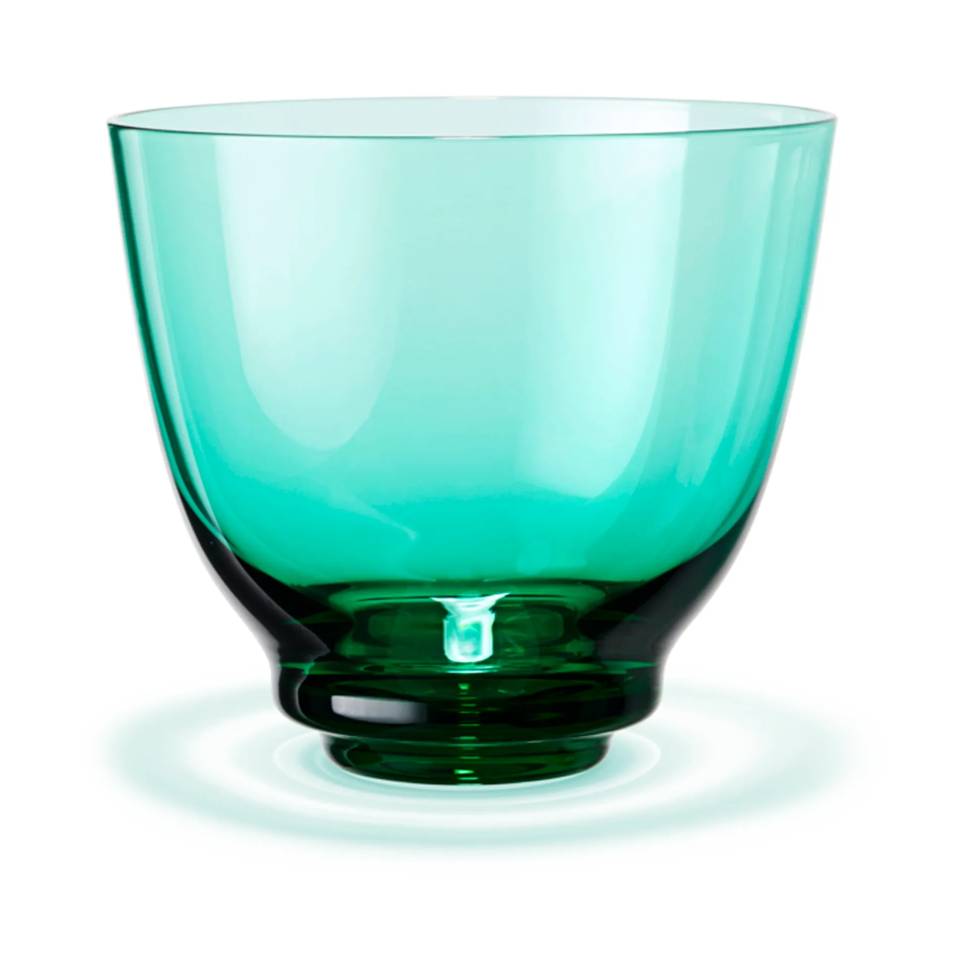 Holmegaard Flow vannglass 35 cl Emerald green