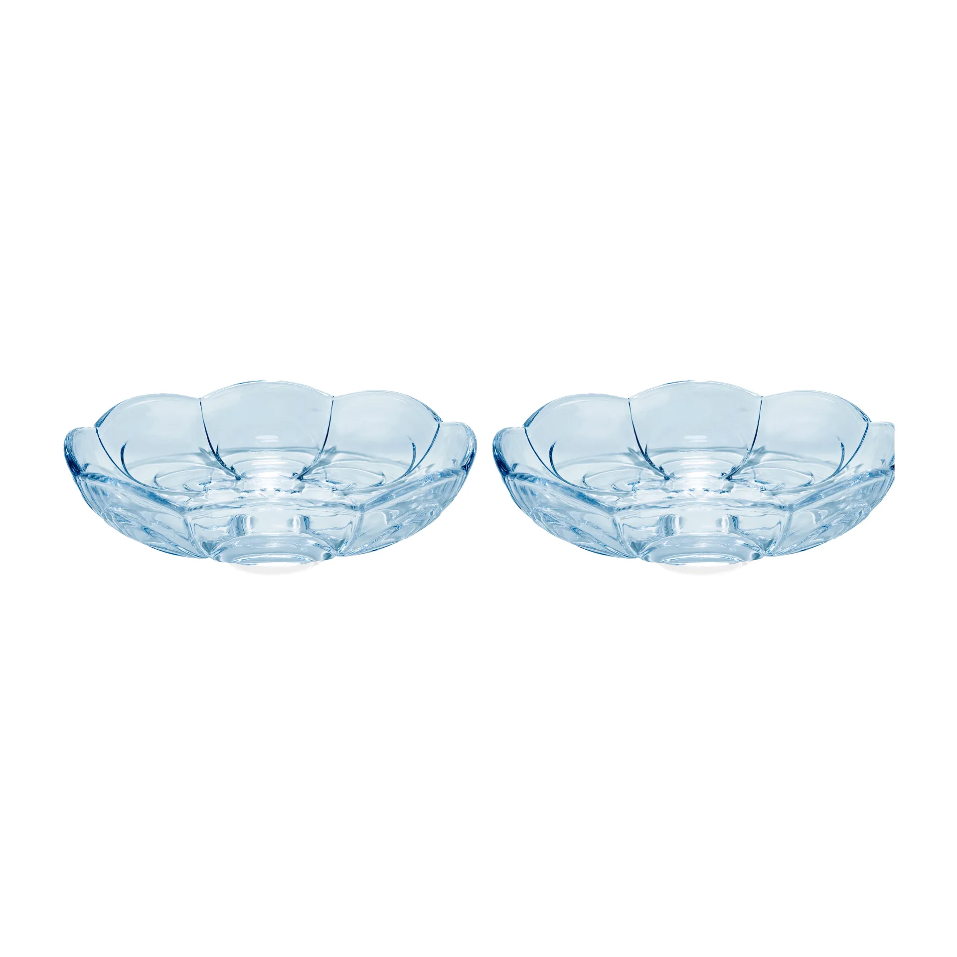 Holmegaard Lily dessertallerken Ø16 cm 2-pak Blue iris