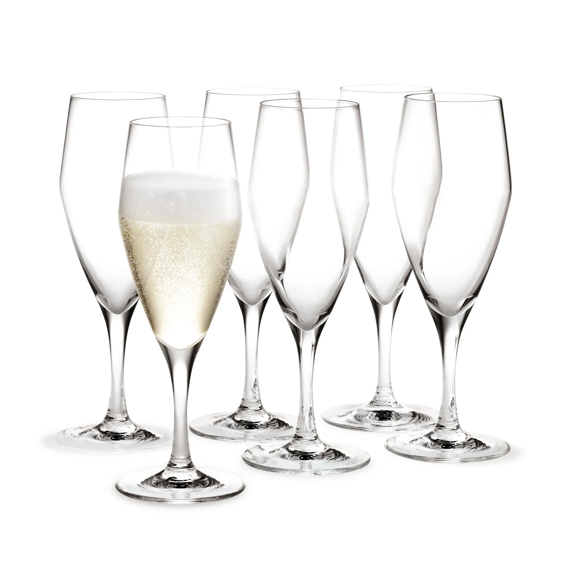 Holmegaard - Perfection Champagneglas 23 cl klar 6 stk.