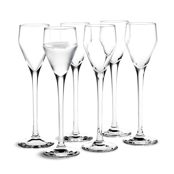 Perfection snapsglas 5,5 cl 6-pack, Klar