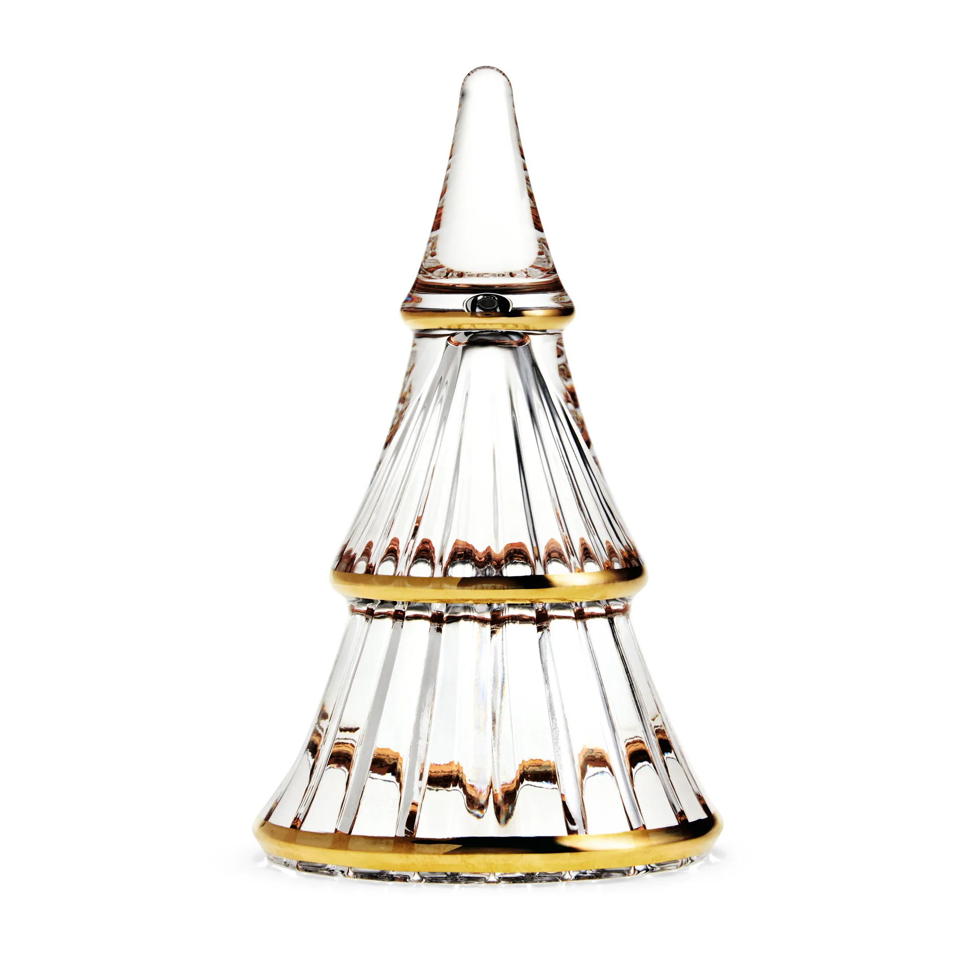 Holmegaard Sapin Fairytales grand Transparent-doré