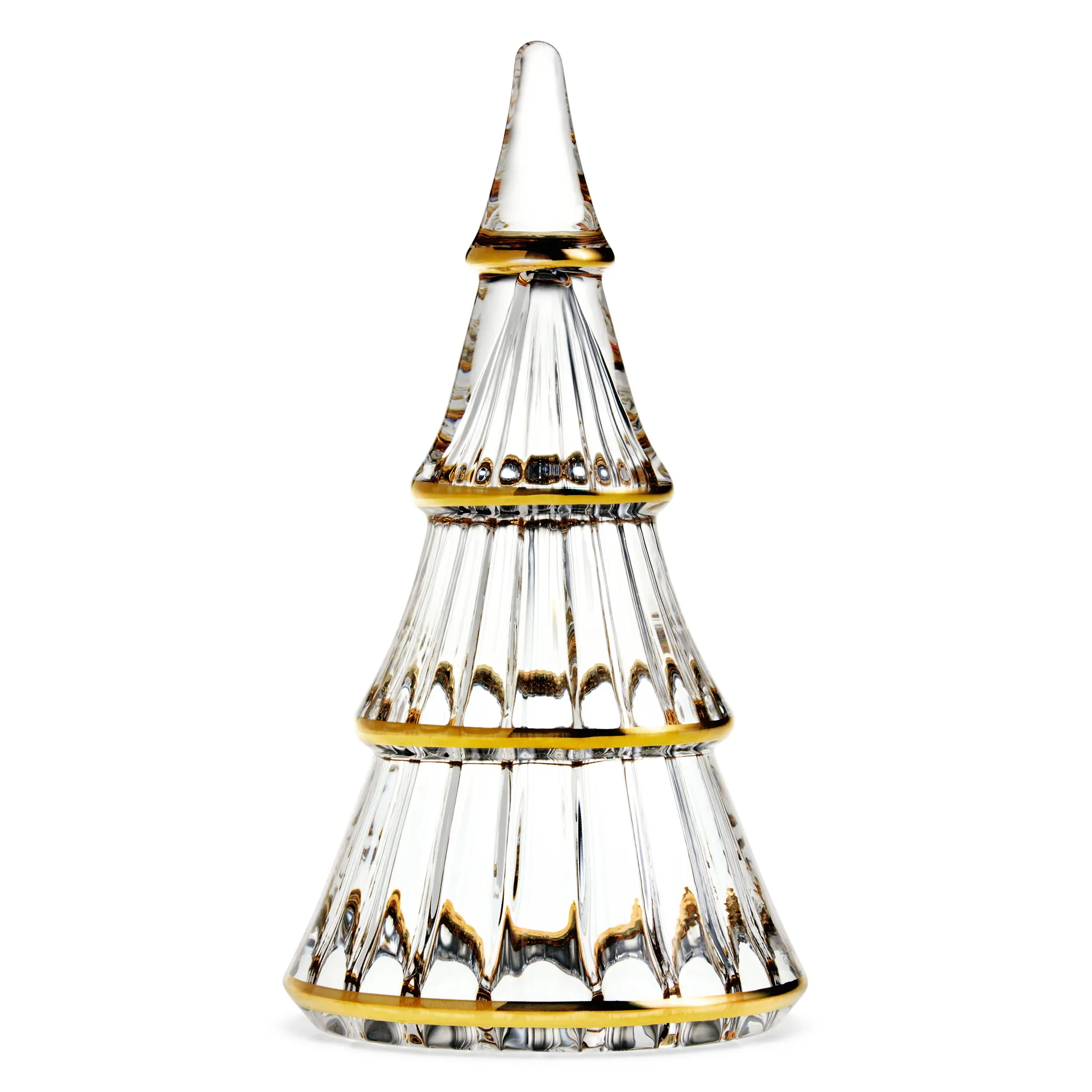 Holmegaard Sapin Fairytales XL Transparent-doré