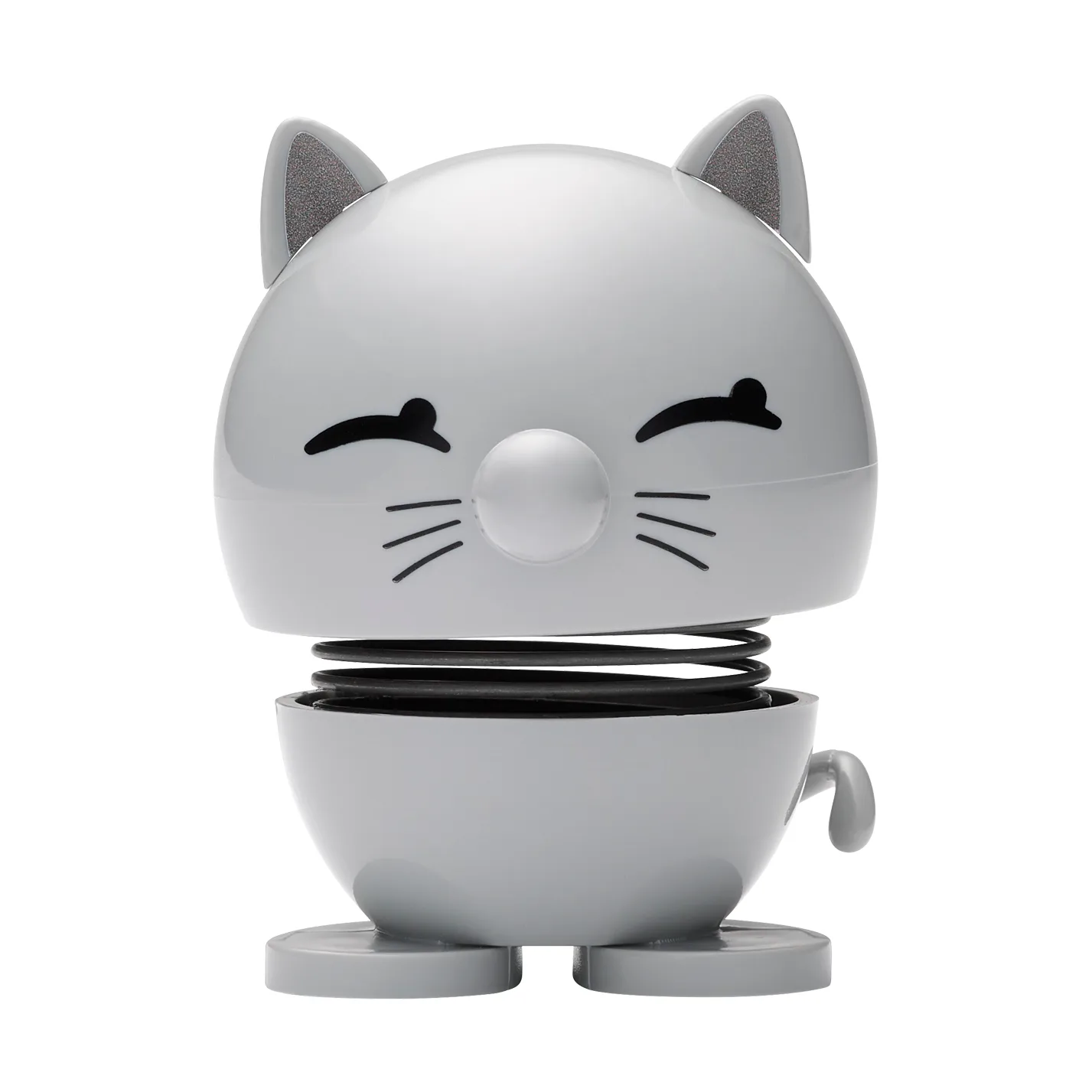 Hoptimist Figurine Hoptimist Cat 7,3 cm Light grey