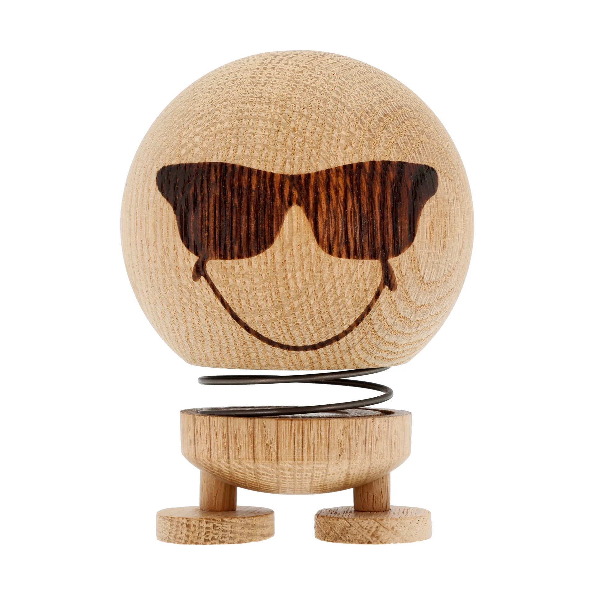 Hoptimist Figurine Hoptimist Smiley Cool M Raw oak
