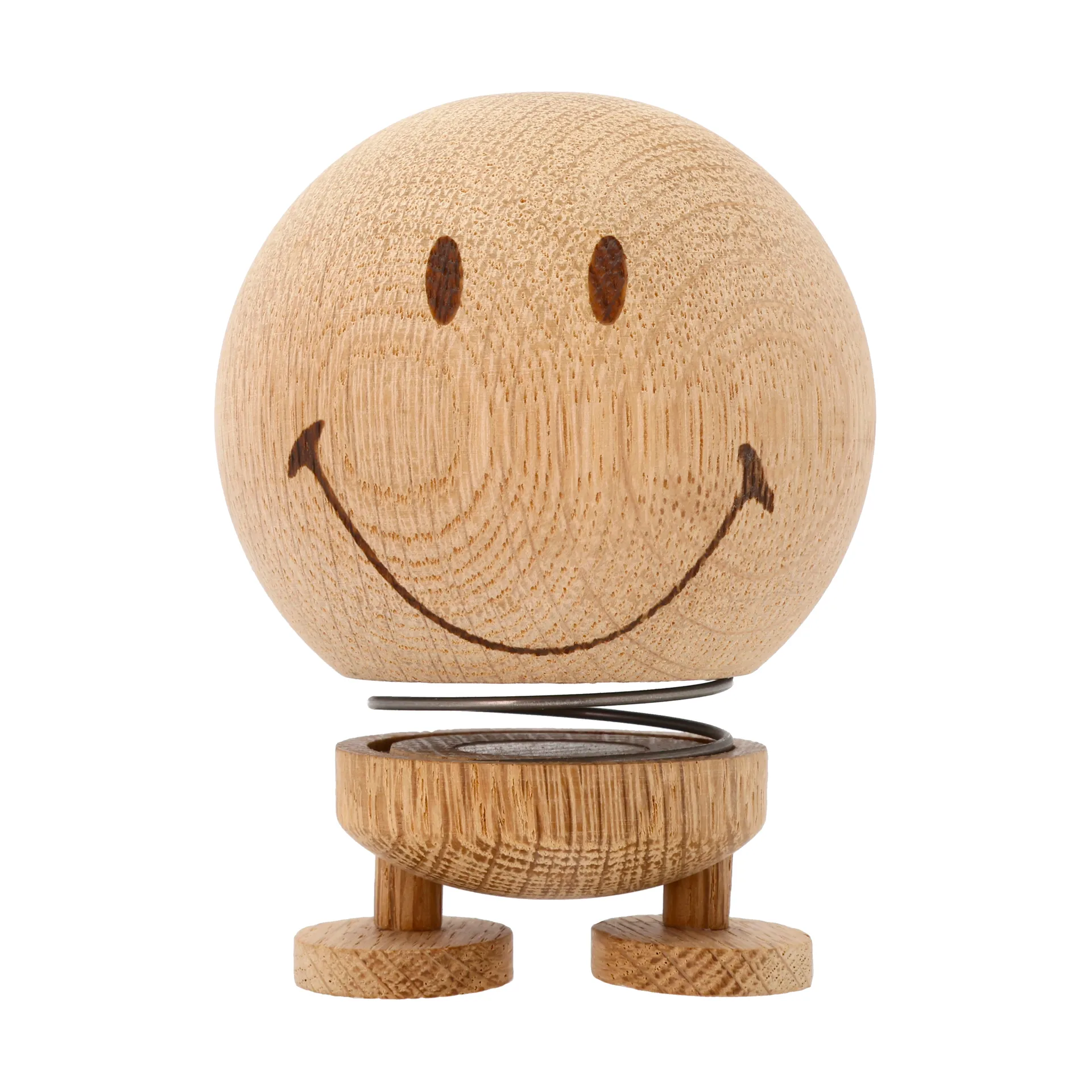 Hoptimist Figurine Hoptimist Smiley M Raw oak