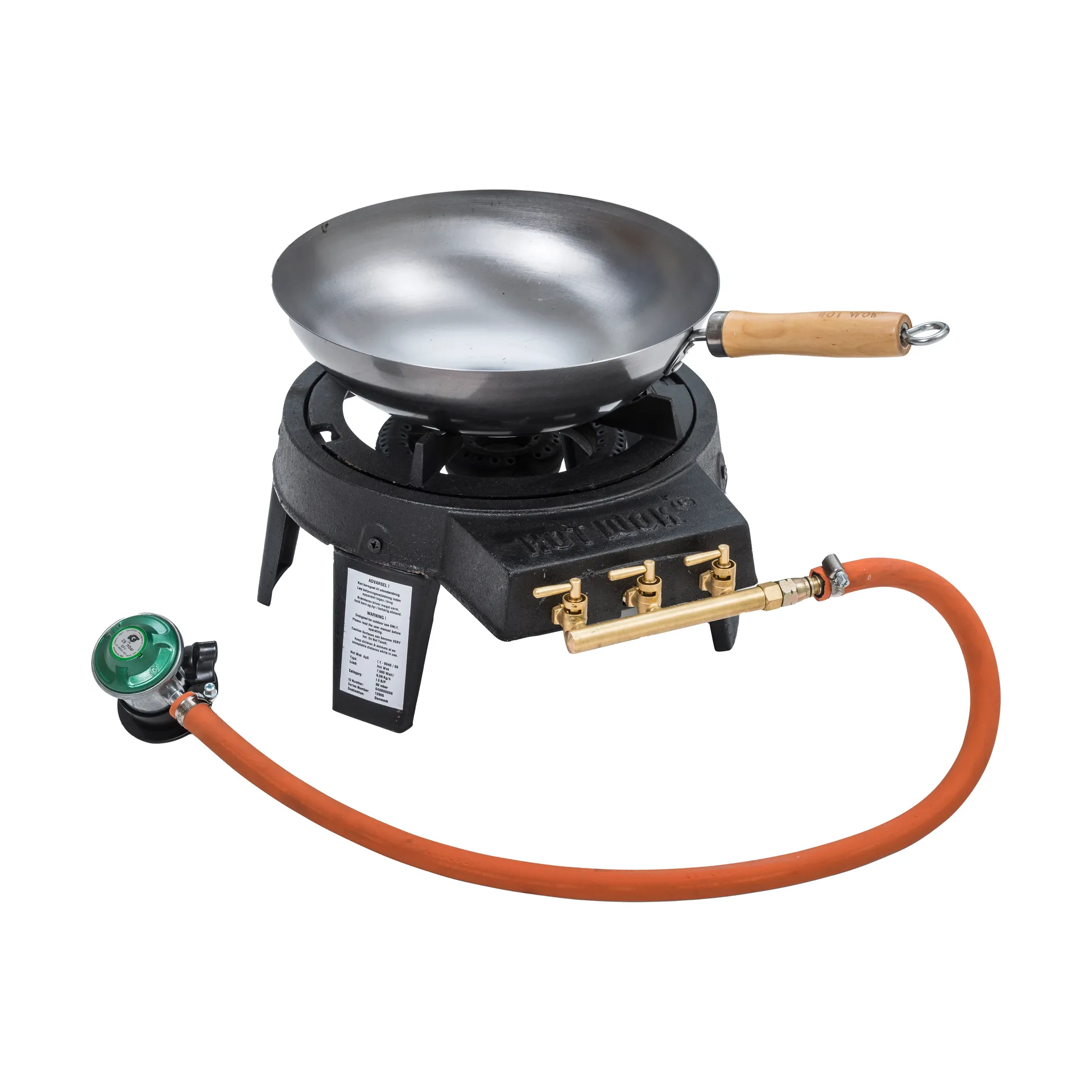 Hot Wok Woksæt 7,0 Kw Original Inkl. Regulator/slange/wok