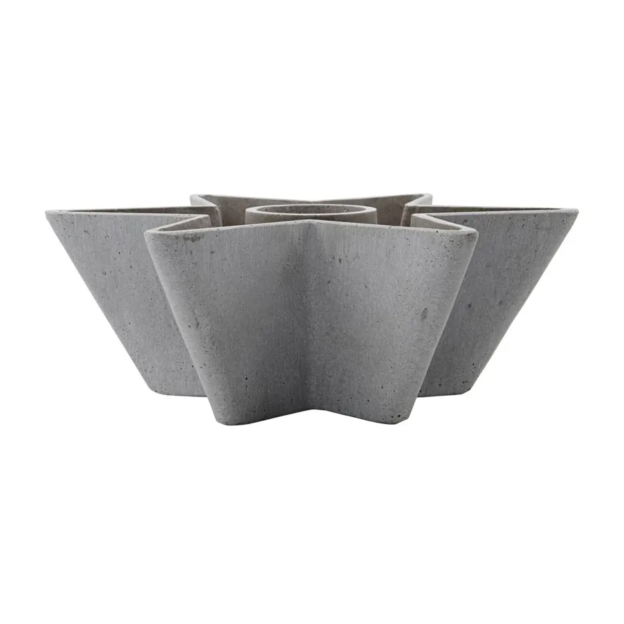 House Doctor Bougeoir Mold Star Gris
