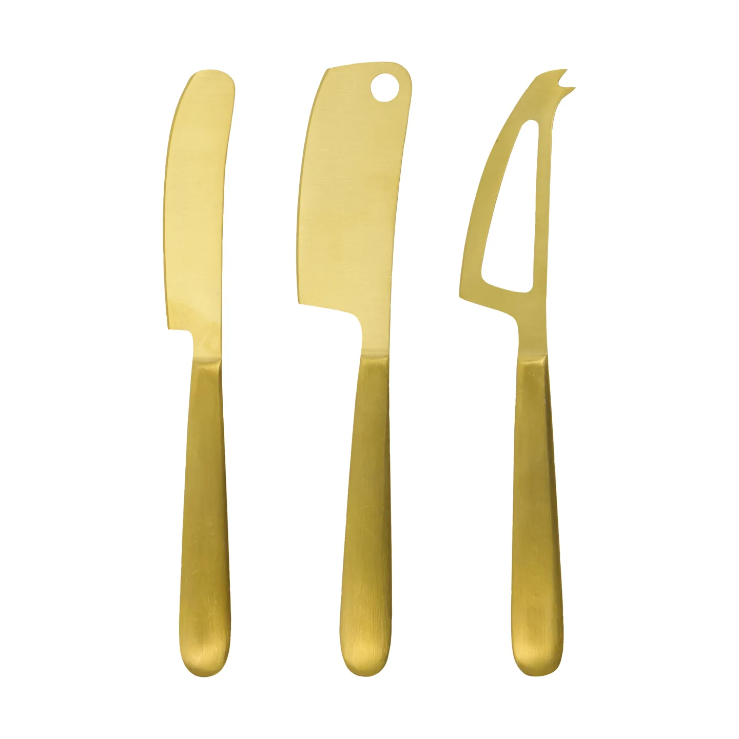 House Doctor Cheese osteknive 3 dele Gylden