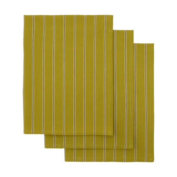 Cook kökshandduk 55x75 cm 3-pack, Senapsgul