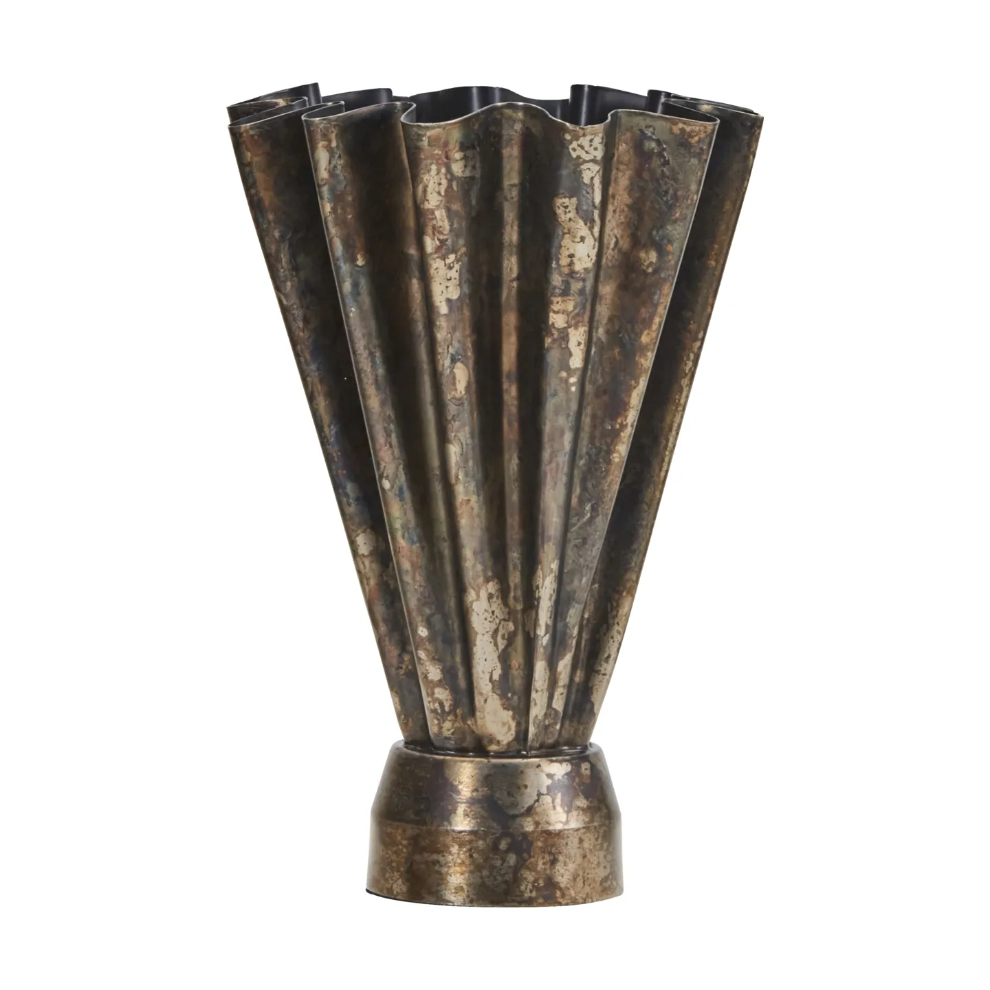 House Doctor - Vase Flood - Antik Brun Jern H33 cm