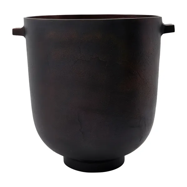 Foem blomkruka Ø25 cm, Browned brass