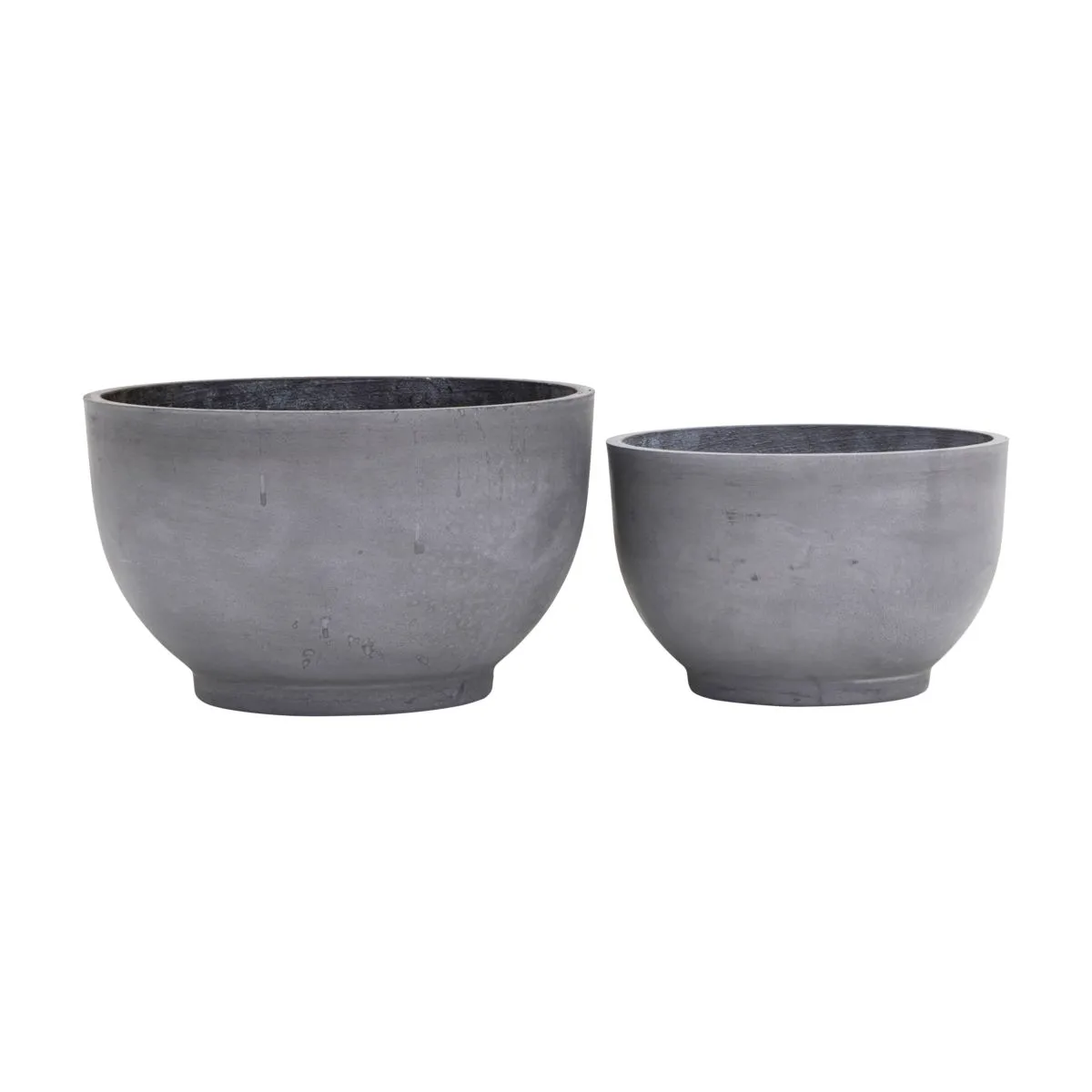 Udendørskrukker 2-pak House Doctor Gard fiberler beton Ø50 x H30 cm
