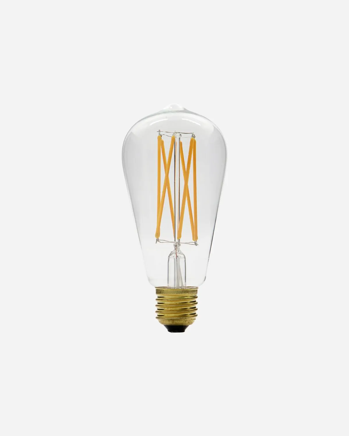 LED-pære House Doctor Edison Dæmpbar E27 Ø6,4Ã15 cm Klar Glas & Messing Vintage 2,5 W 150 lm