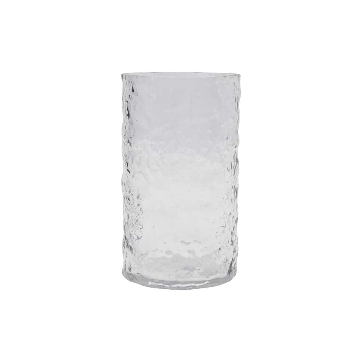 Vase "Huri" glas m/ ujævn overflade - House Doctor H: 20
