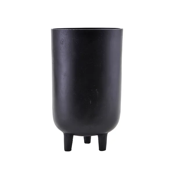 Jang kruka svart med ben Ø15 cm, 26 cm