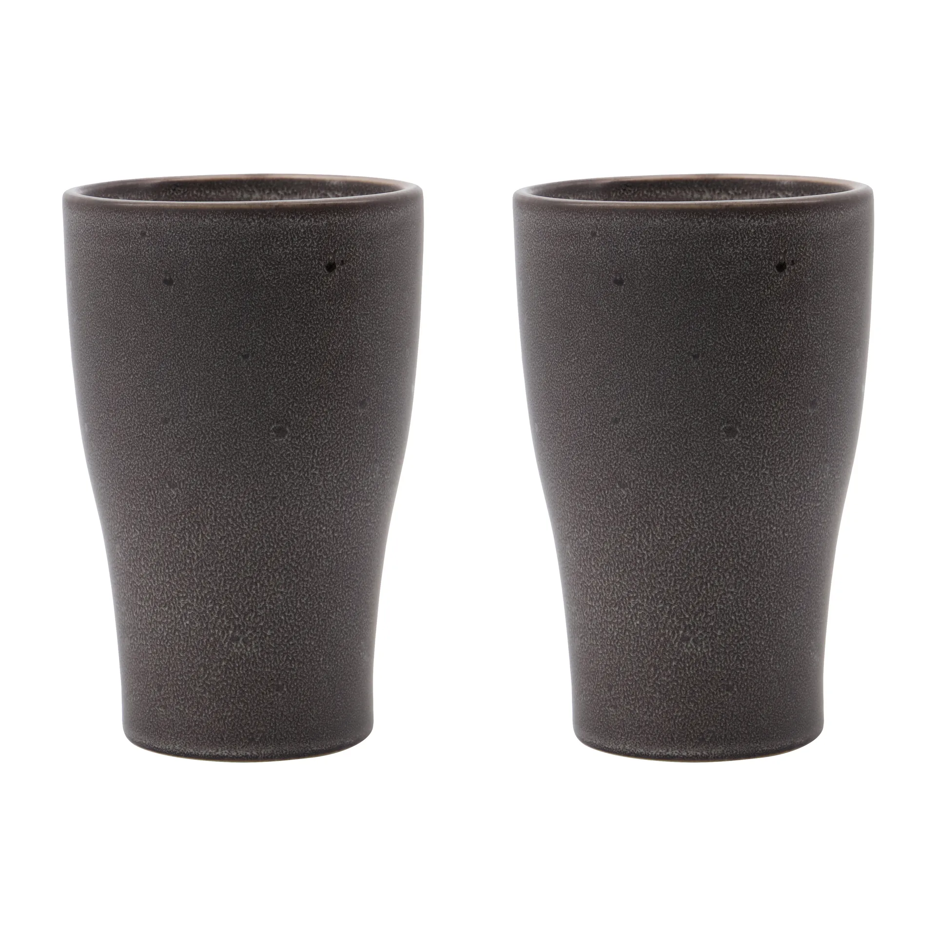 House Doctor Liss termosmugg 14 cm 2-pack M&ouml;rkgr&aring;
