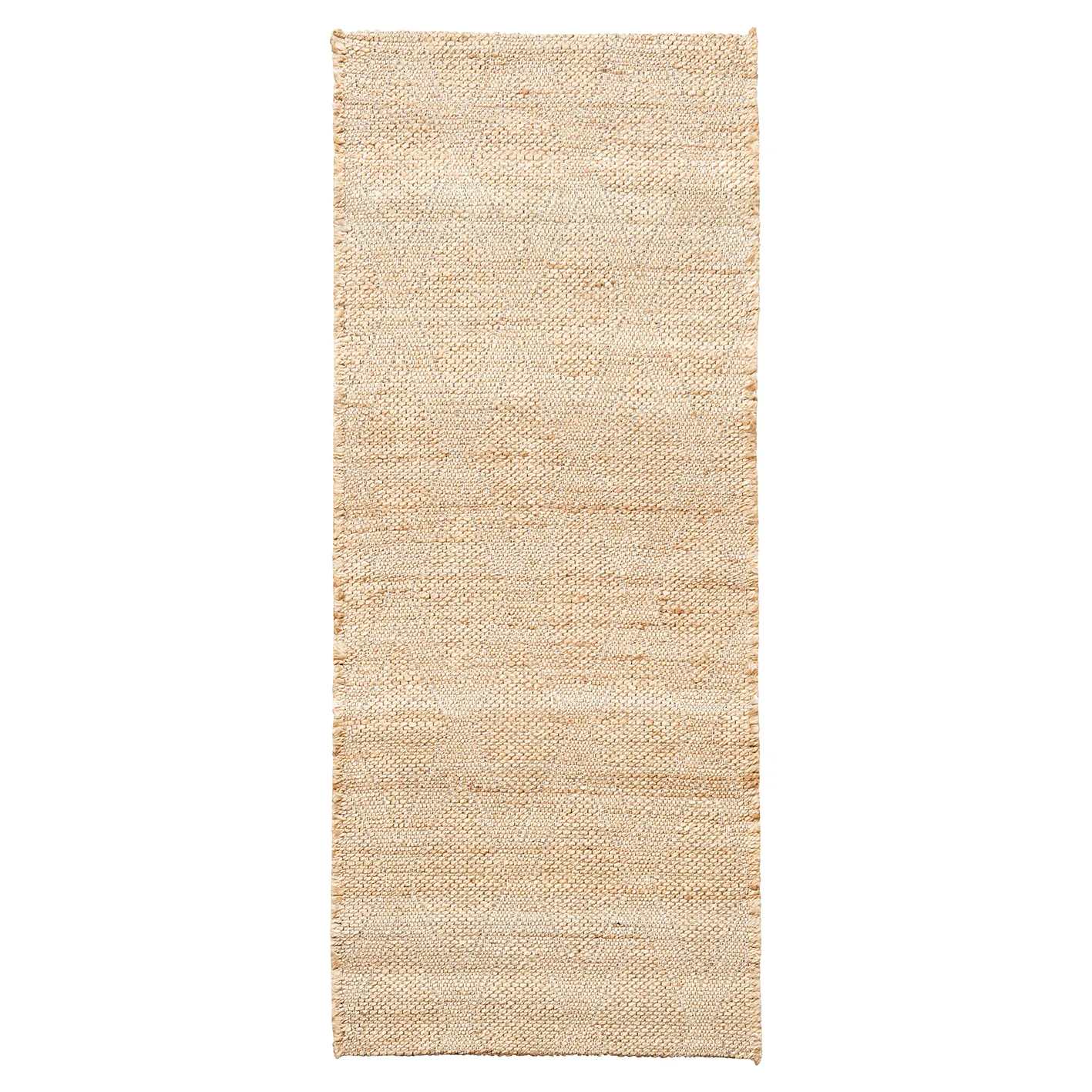 Gulvtæppe House Doctor Mara 100x240 cm nude jute bomuld med latexbagside