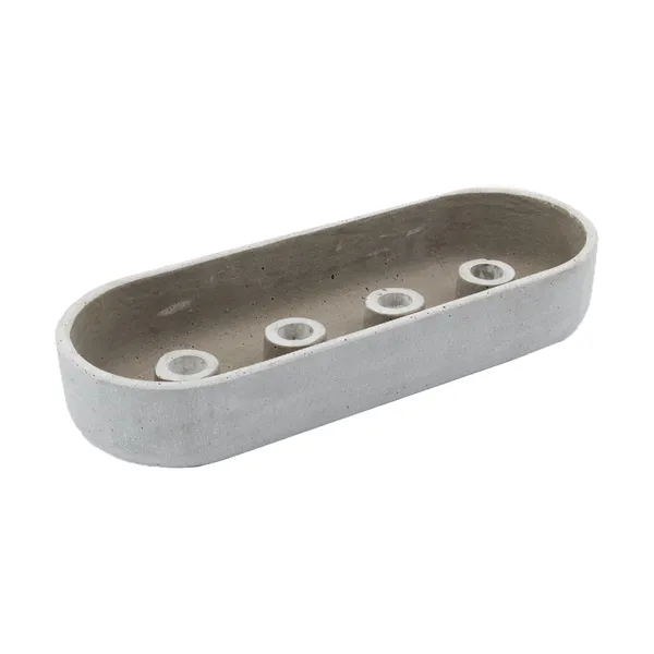 Marb adventsljusstake 13x35 cm, Betong