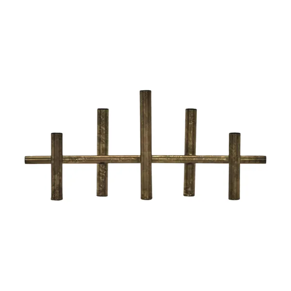 Maxi ljusstake 45 cm, Antik mässingsfärg