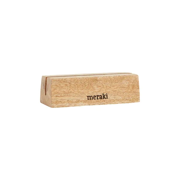 Meraki korthållare 12x3,5 cm, Trä