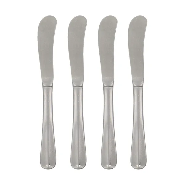 Mora smörkniv 4-pack, Silver finish
