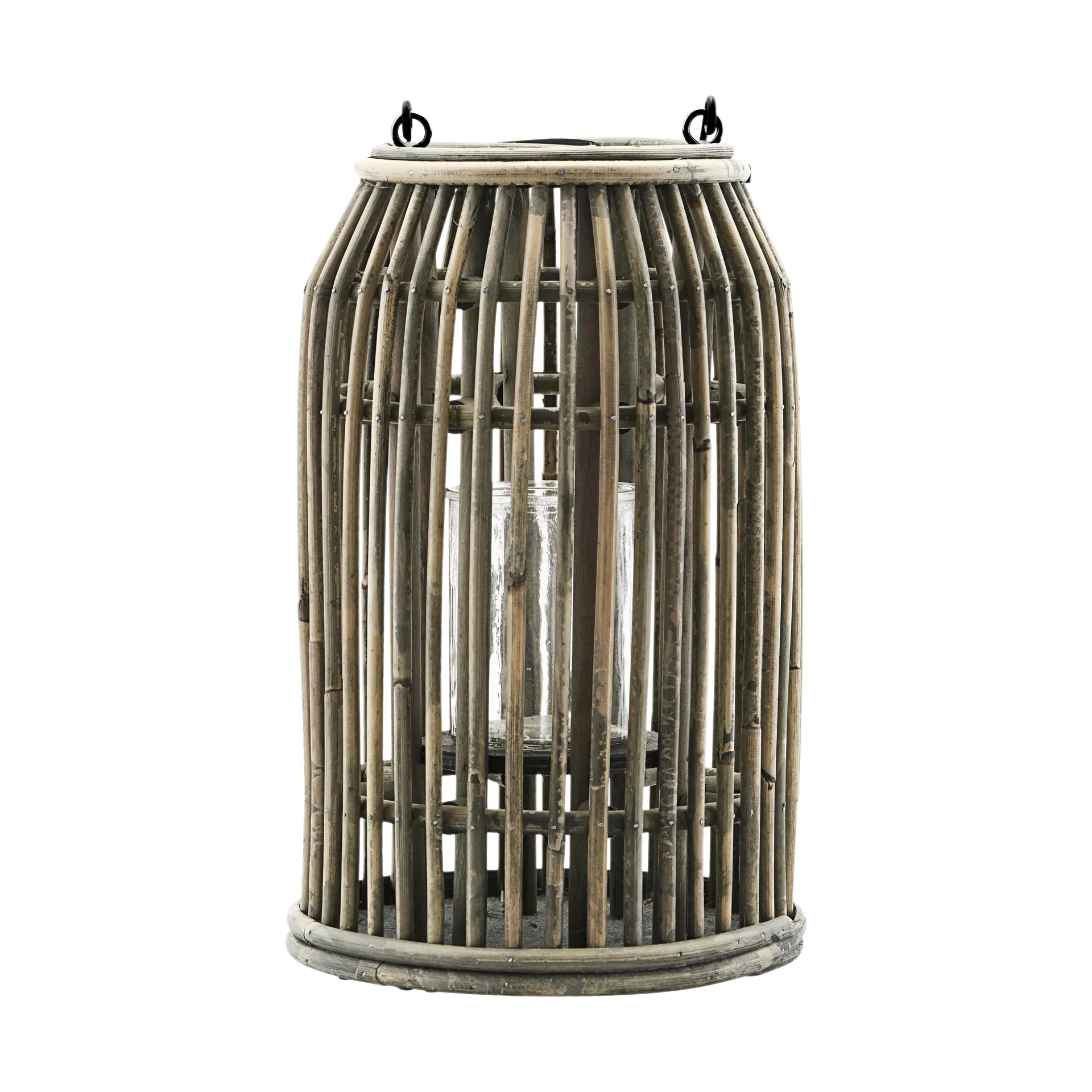 Lanterne House Doctor Ova Ø20ÃH32 cm natur rattan/glas/metal hyggelygte nordisk design