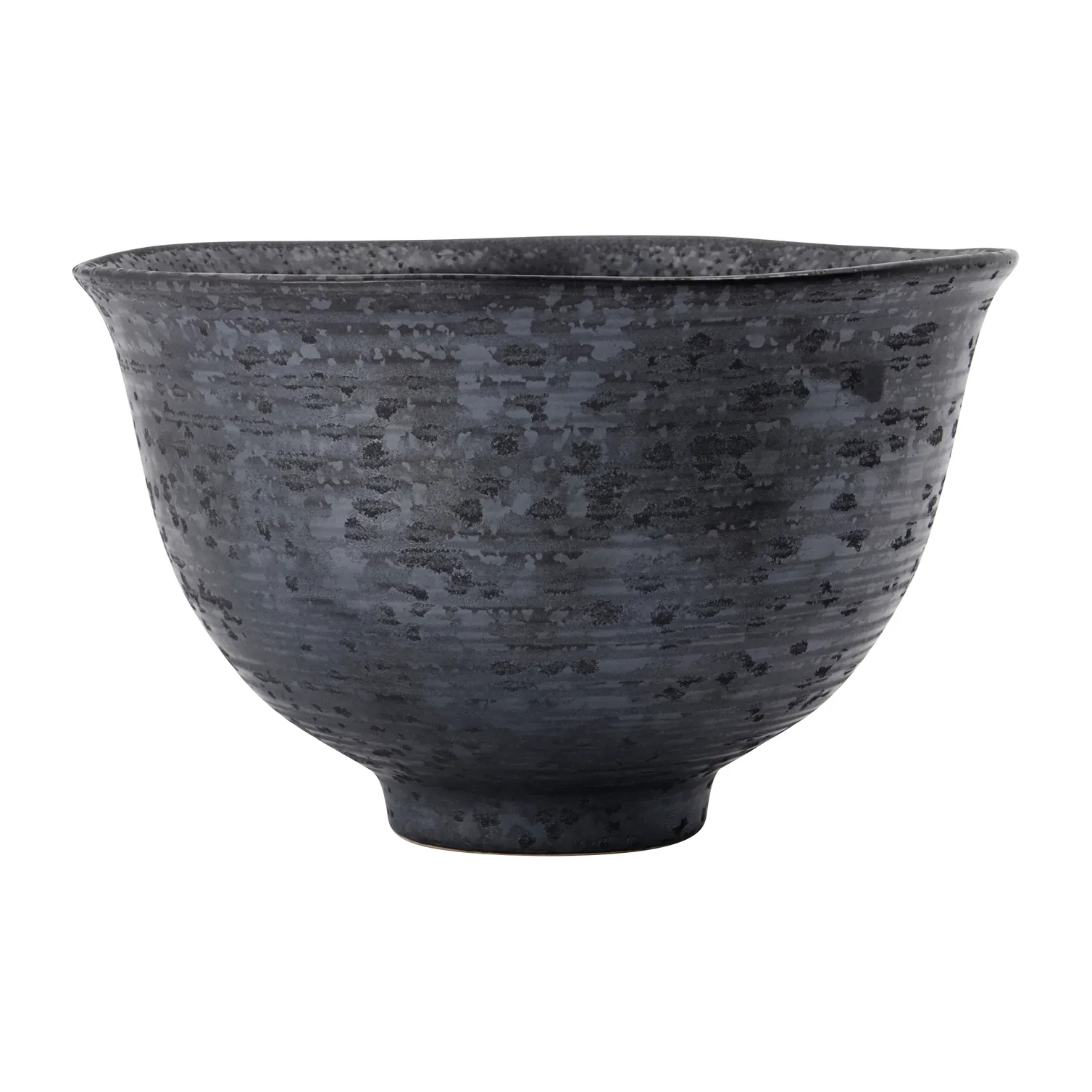 Skål House Doctor Pion stentøj mat sort/brun Ø19,5 x H11,5 cm