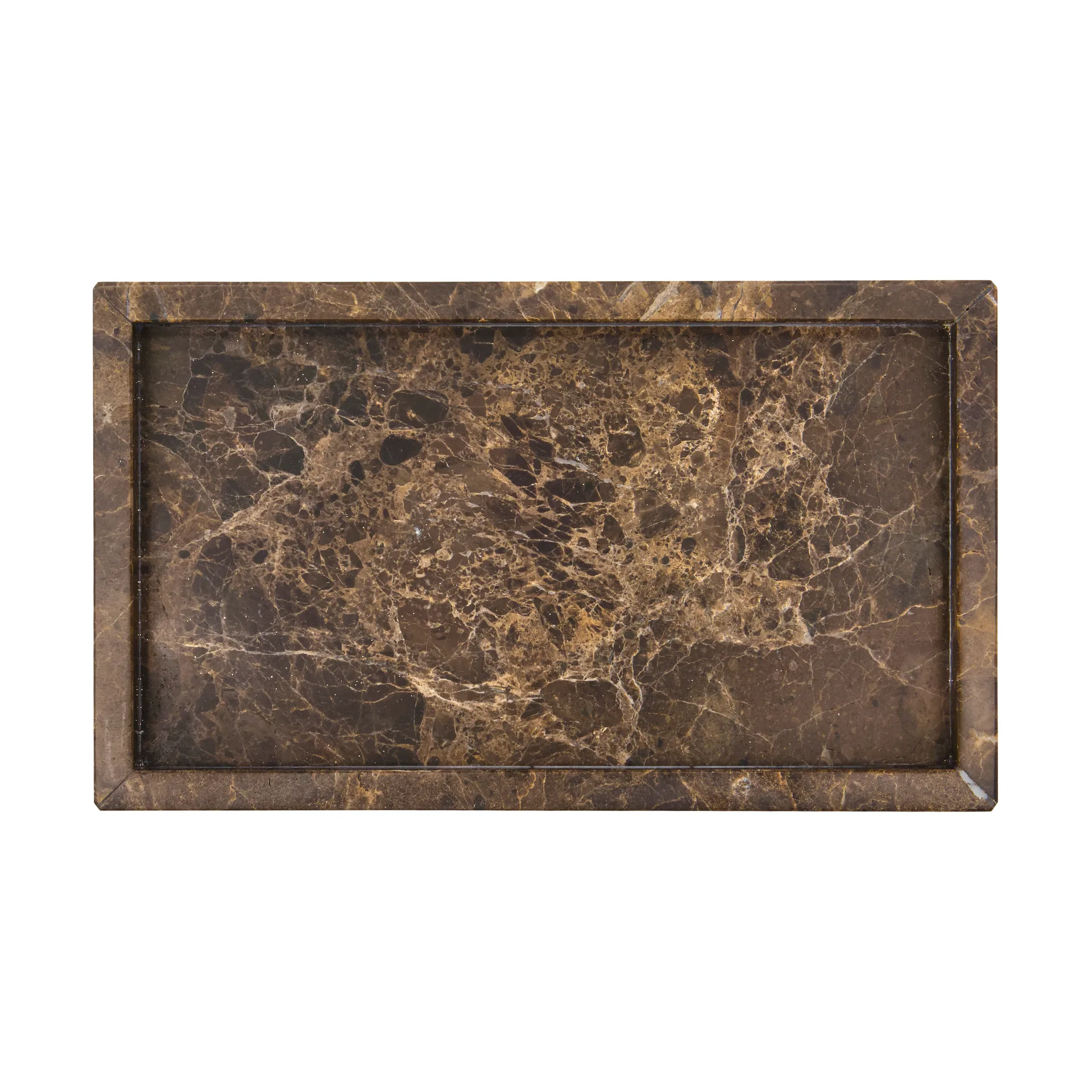 House Doctor Plateau décoratif Able Marron
