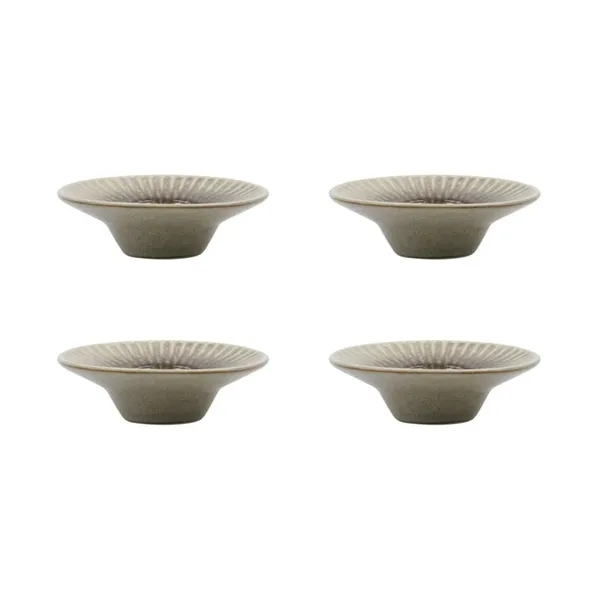 Pleat äggkopp 4- pack, Grå