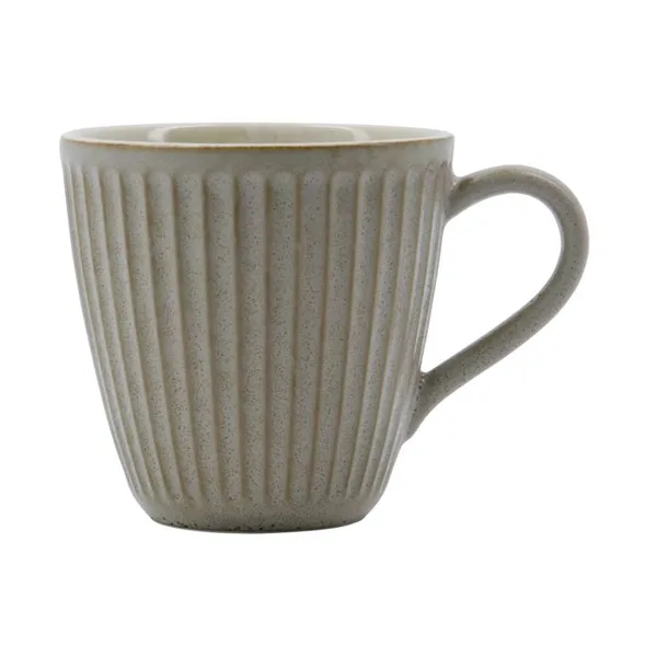 Pleat mugg 30 cl, Grå