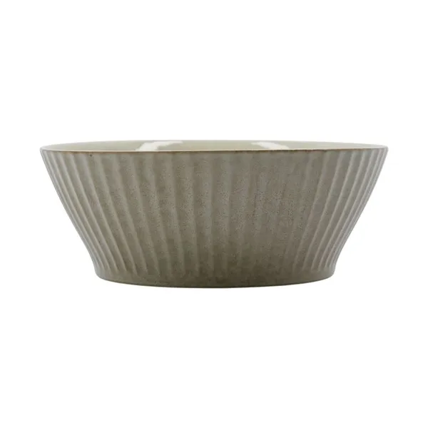 Pleat skål Ø19 cm, Grå