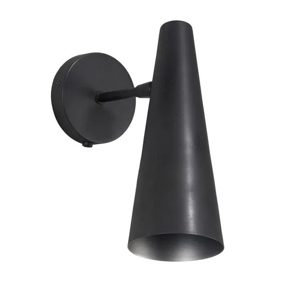 Precise vägglampa mattsvart, 21 cm