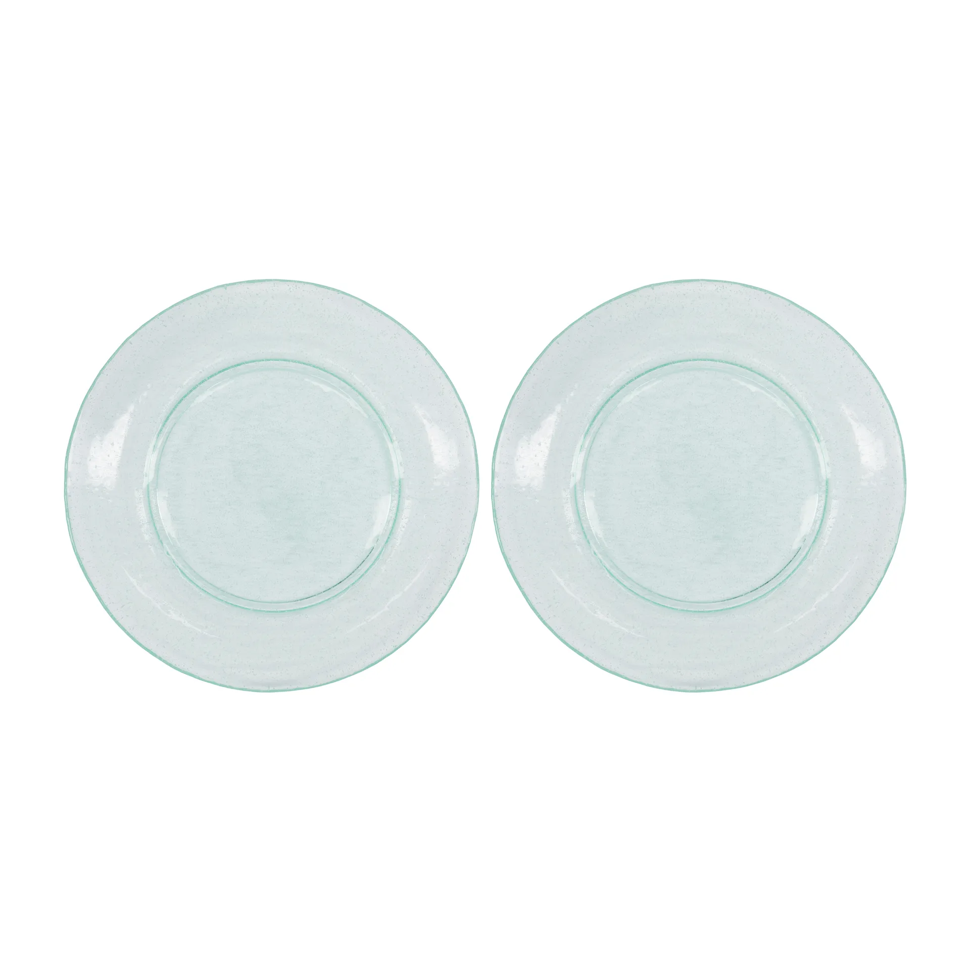 Tallerken Ø27 cm House Doctor Rain glas blågrøn
