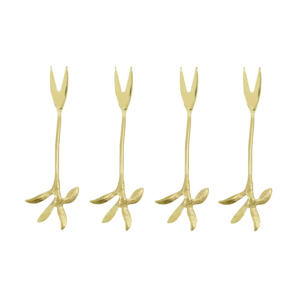Serve serveringsgaffel 4-pack, Antik