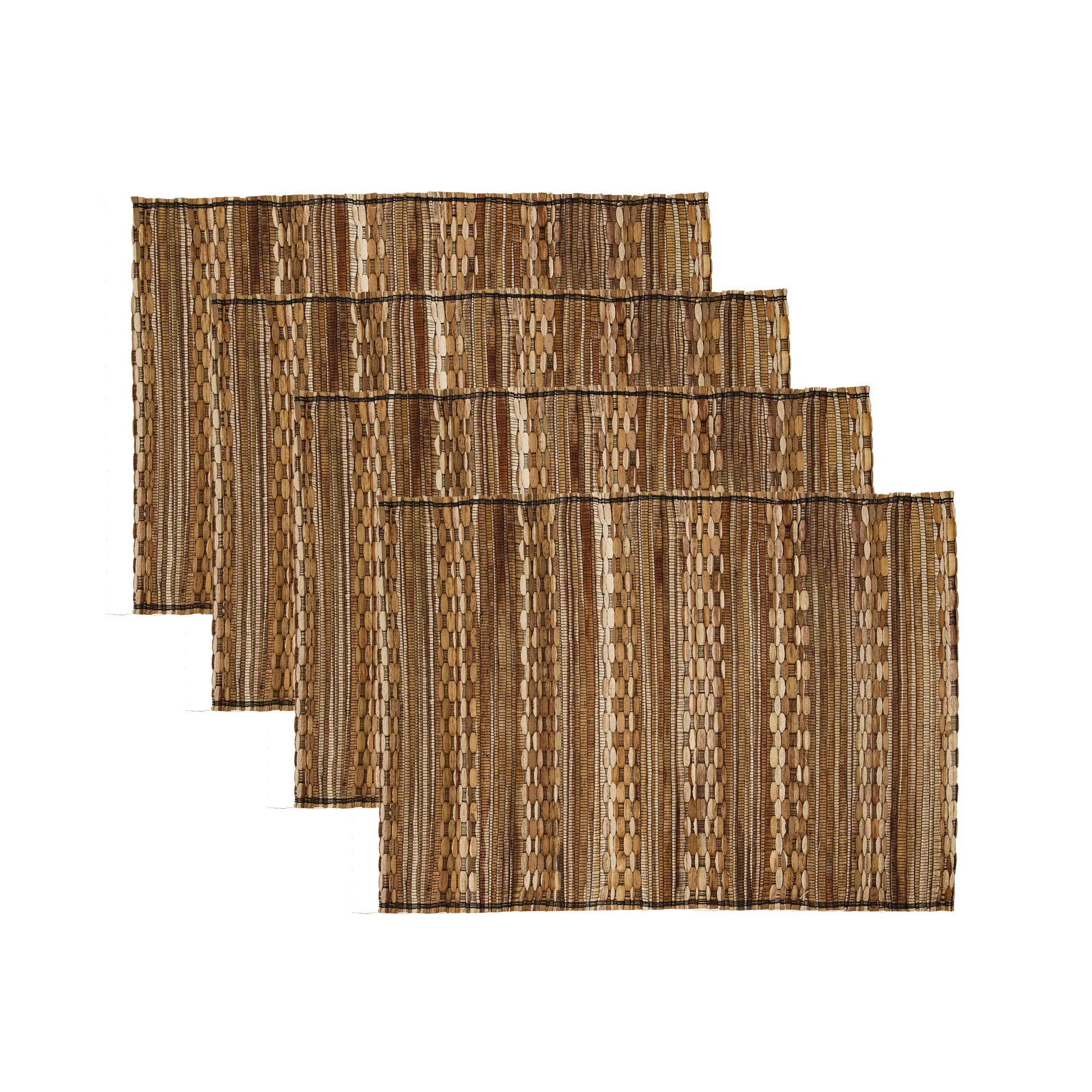 House Doctor Set de table Pivo cm Lot de 4 Nature