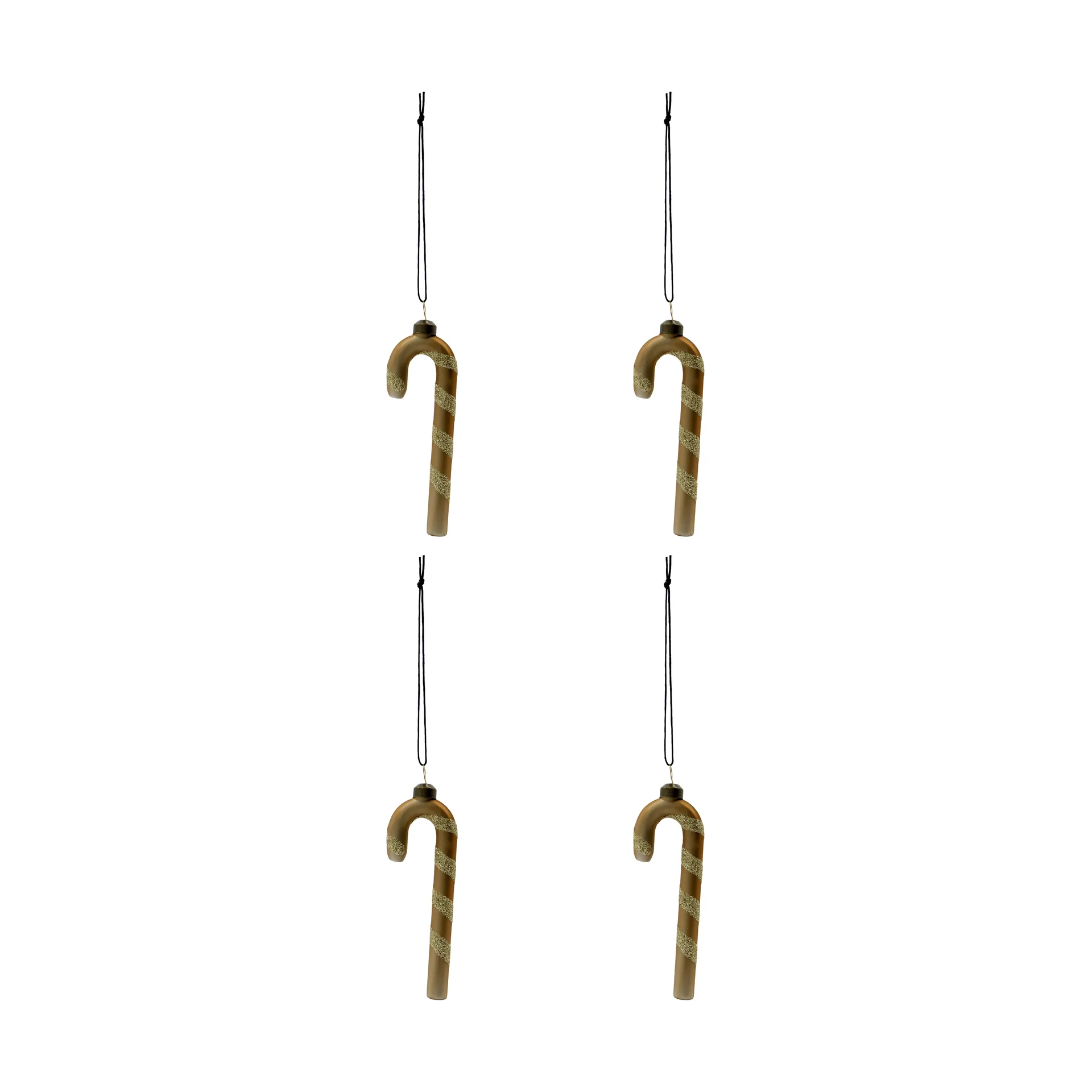 House Doctor Suspension de Noël Stick lot de 4 Or
