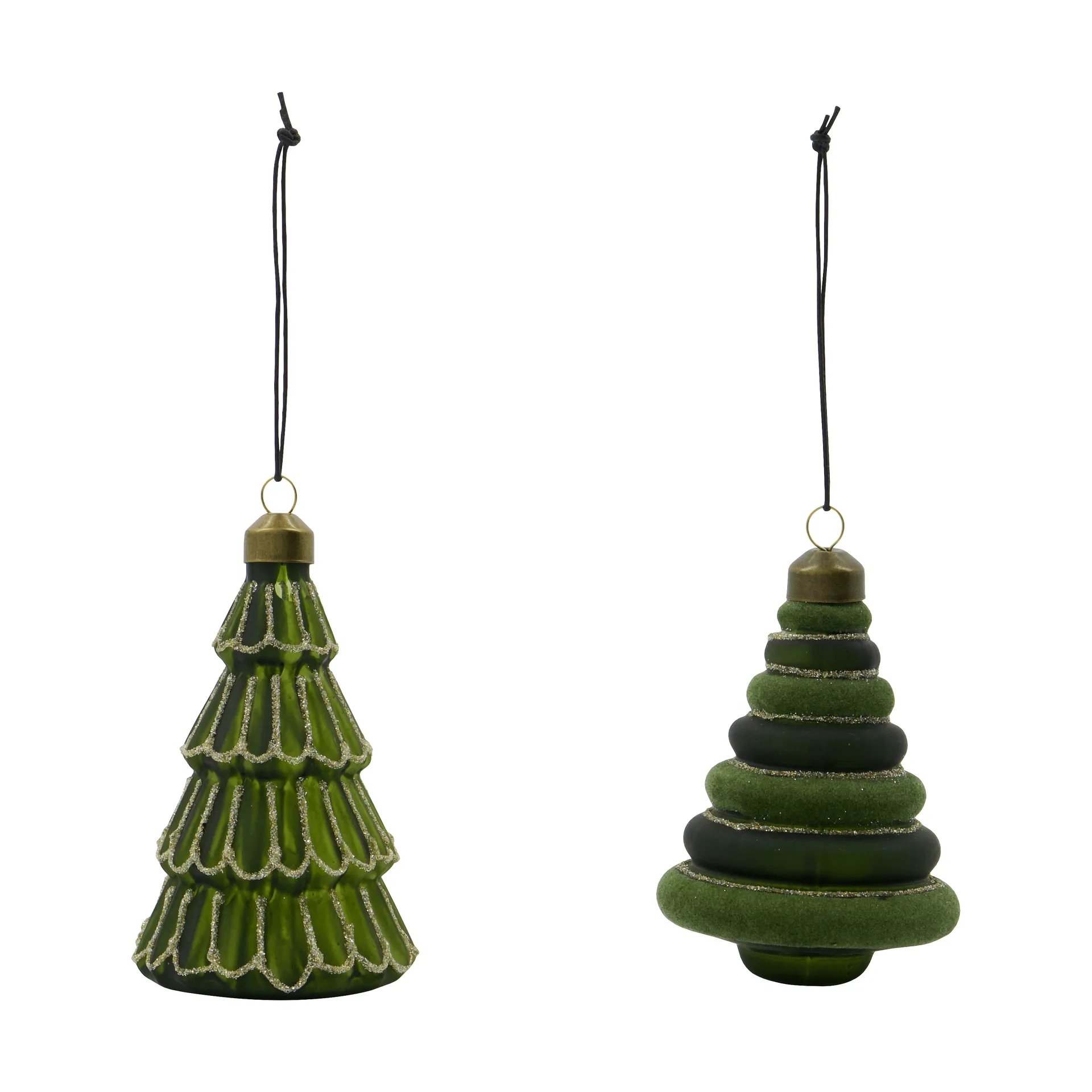 House Doctor Suspension de Noël Tree 2 pièces Vert