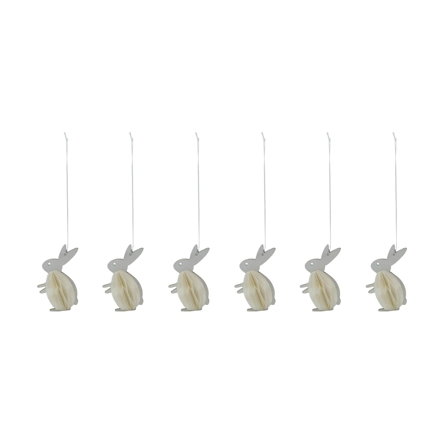 House Doctor Suspension de Pâques Rabb 6 pièces Off-white