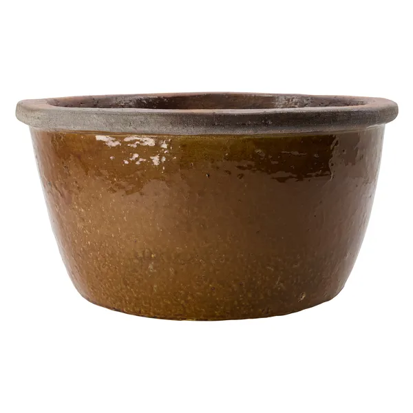 Whai kruka Ø37 cm, Senapsgul