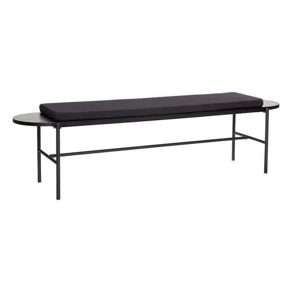 Bänk med kudde 45x180 cm