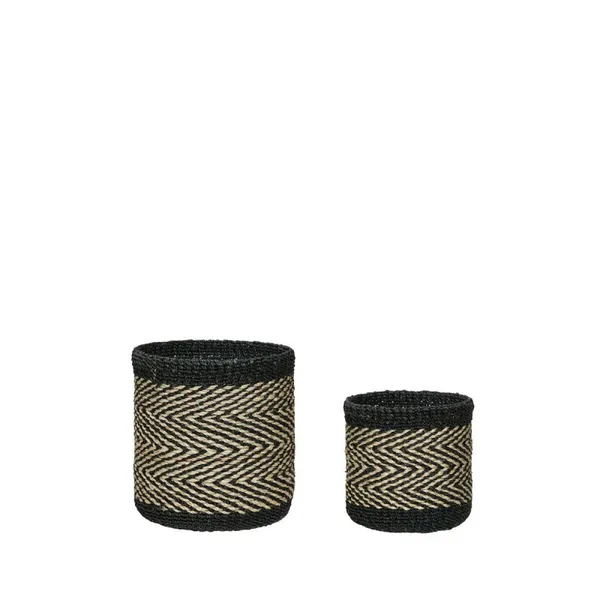 Criss Cross korgar 2-pack, Natur