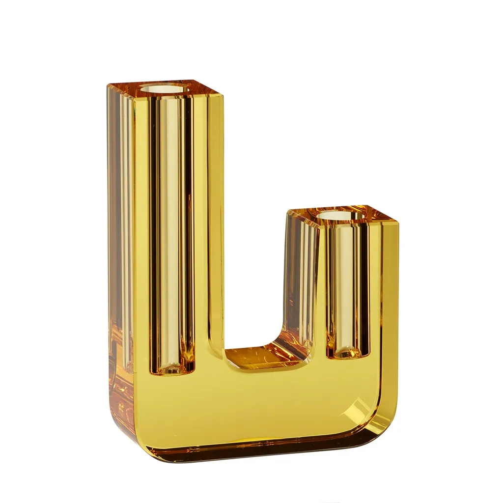 H&uuml;bsch Duo Vase 16 cm Gul