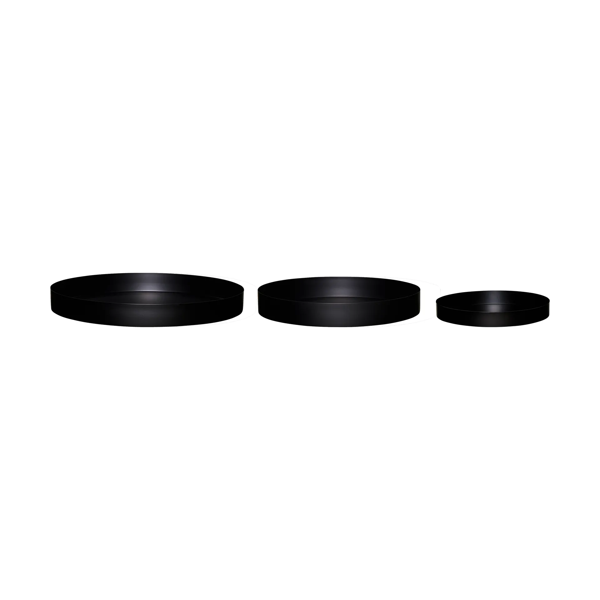 Hübsch Embrace krukfat 2-pack Metall-svart
