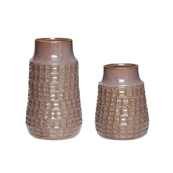 Hübsch vas 2-pack 12x15 cm
