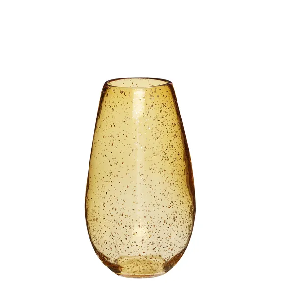 Hübsch vas glow 29x17 cm, Amber