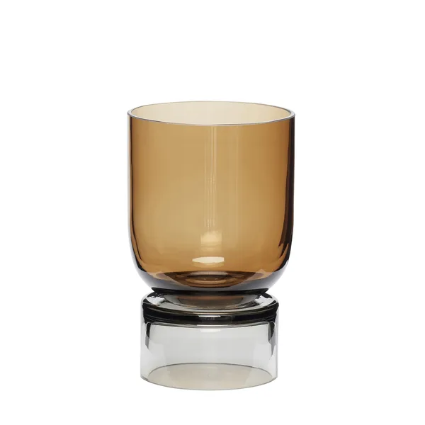 Hübsch vas small, Amber