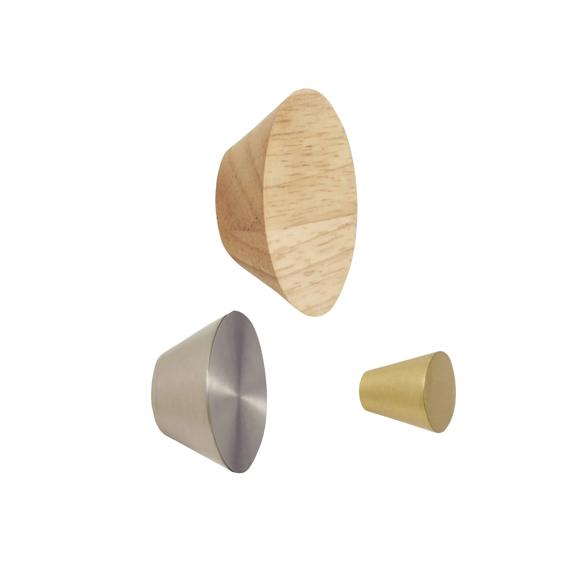 Hübsch Knop 3-pak Multi
